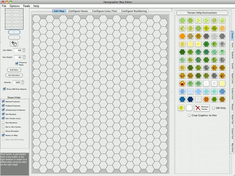 Blank Hex Map